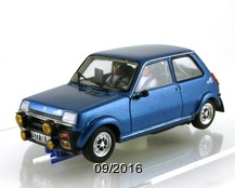 Vue 3/4 avant Renault 5 Alpine Gr2 montée