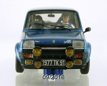 Front view of the Renault 5 Alpine Gr2