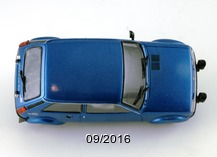 Vue du dessus kit monté Renault 5 Alpine Gr2