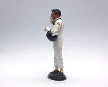 Jim Clark, left profile