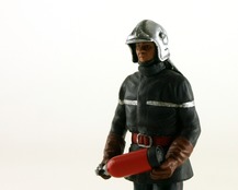 French fireman of the 1980's