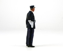 André, policeman of the 50's - right profile