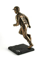 Le Mans start style bronze trophy