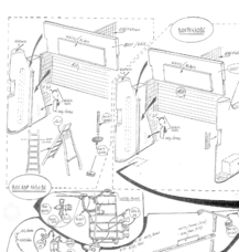 Partition pit grid