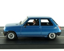 Left profile Renault 5 Alpine blue