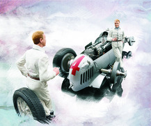 Rosemeyer avec Auto Union vu par Blacky