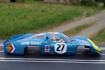 As viewed from the side Alpine A220 #27 Le Mans 1968