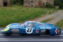 As viewed from the side Alpine A220 #27 Le Mans 1968