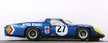 Right profile Alpine A220 #27 Le Mans 1968