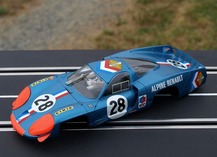 Body shell on track Alpine A220 #28 Le Mans 1968