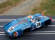 Body shell on track Alpine A220 #28 Le Mans 1968