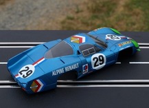 3/4 left rear Alpine A220 #29 Le Mans 1968