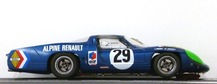 Complete car profile Alpine A220 #29 Le Mans 1968