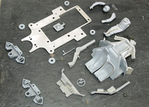 Details of parts including into the Rondeau chassis kit set