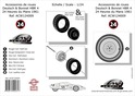 Set of wheels for Deutsch& Bonnet