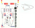 Decals set Panoz Ford LMP n°11 or  12