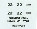 Mercedes 300 SL  Essai Le Mans 1952